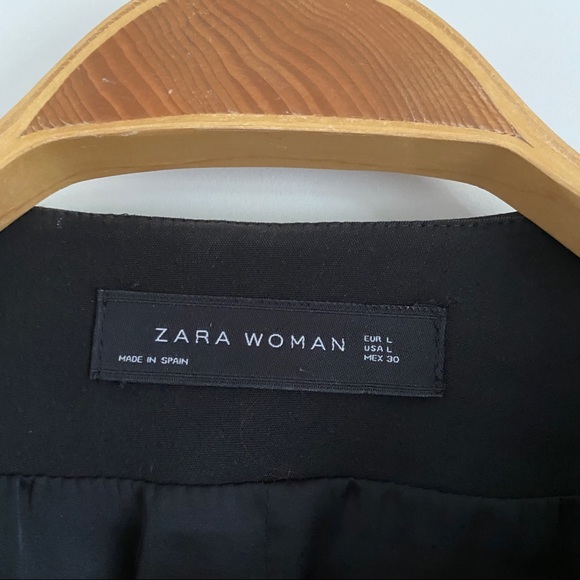 Zara Size L Black Blazer Workwear - Picture 3 of 8